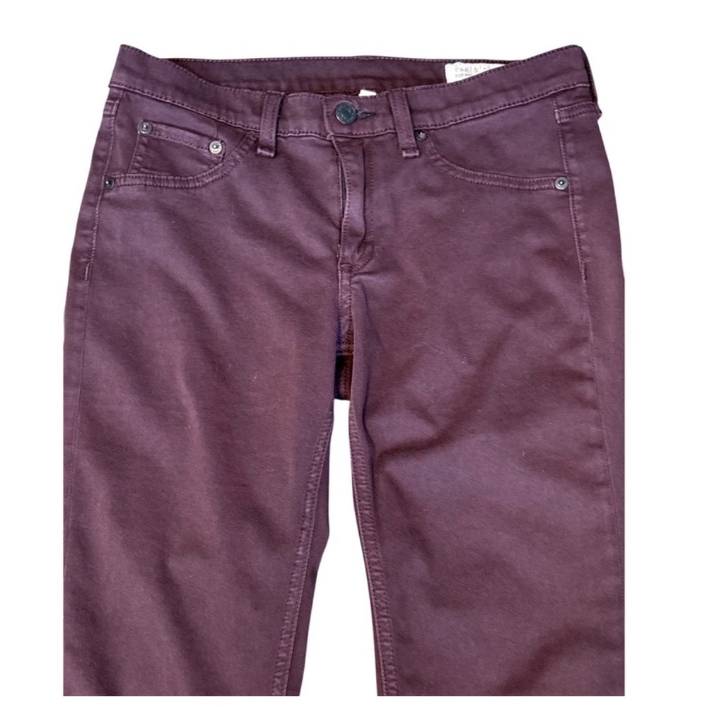 RAG & BONE wine Legging jeans 28! Last pic paired Stella sneakers39 Uniqlo top S